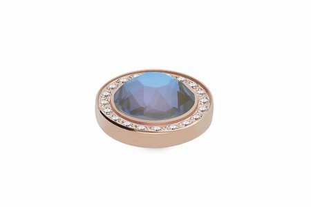 Qudo Rose Gold Topper Canino Deluxe 10.5mm - Serene Grey Delite